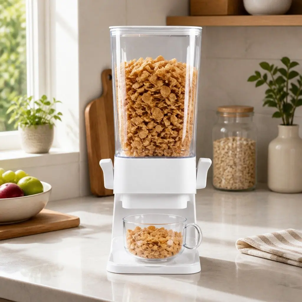 Cereal Dispenser 5.5L Grain Storage Container Dry Food Kitchen Pantry Organiser