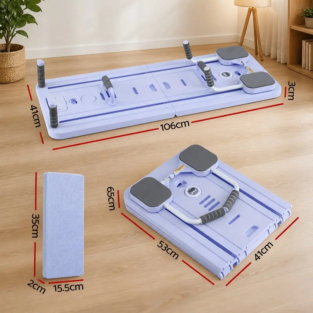 Foldable Pilates Reformer for Effective Workouts