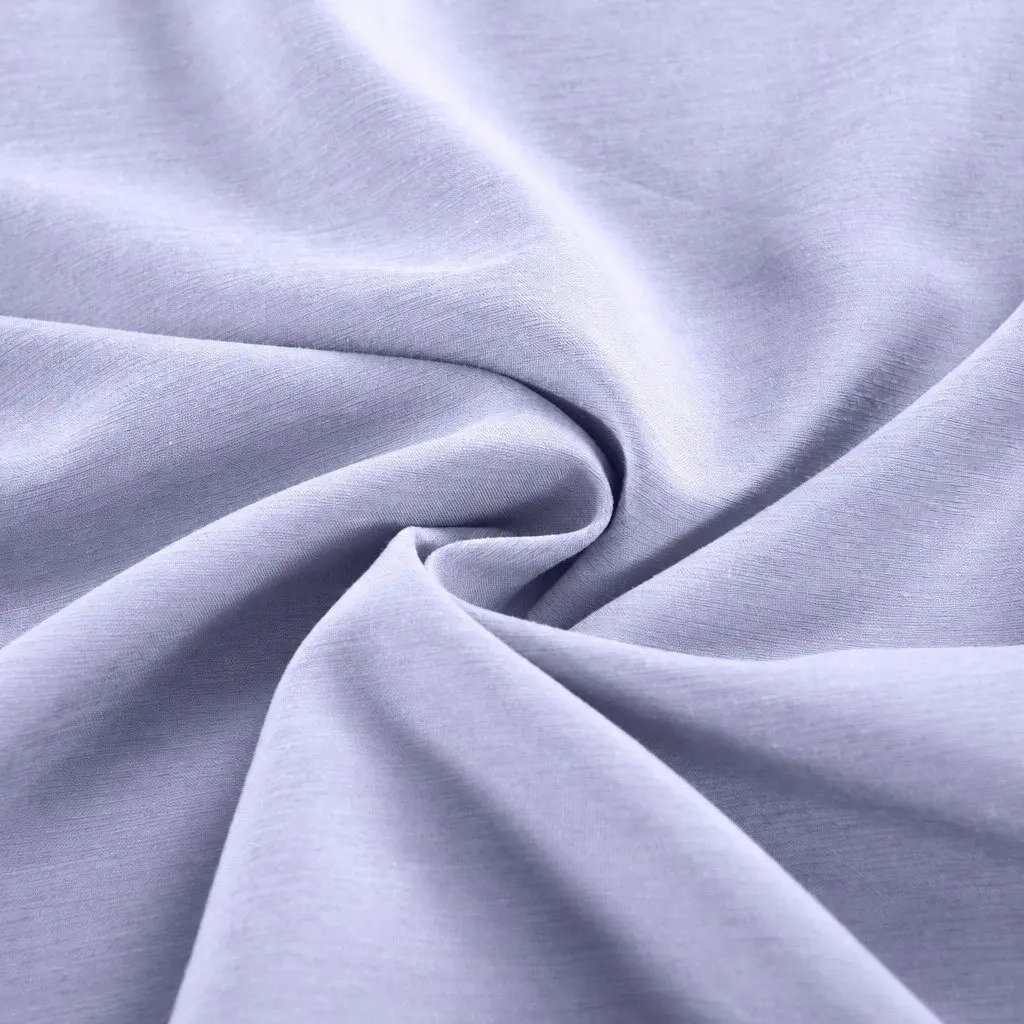 Bamboo Cooling Quilt Cover Set 2000TC King Size Lilac Grey with Pillowcases