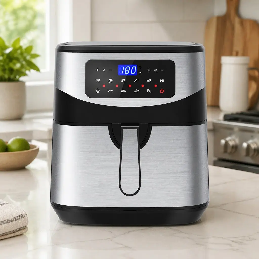 Digital Air Fryer 12L Large Capacity Touch Screen Timer Temperature Control