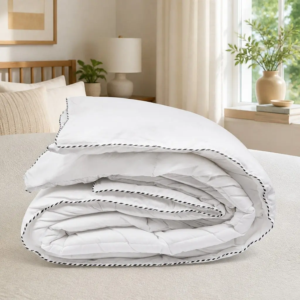 Bamboo Blend Quilt Single 250GSM Moisture Wicking Breathable Lightweight