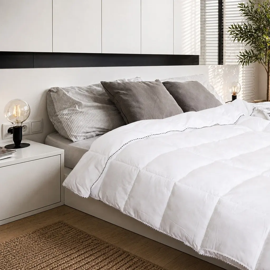 Bamboo Blend Quilt Double 250GSM Moisture-Wicking Breathable Doona