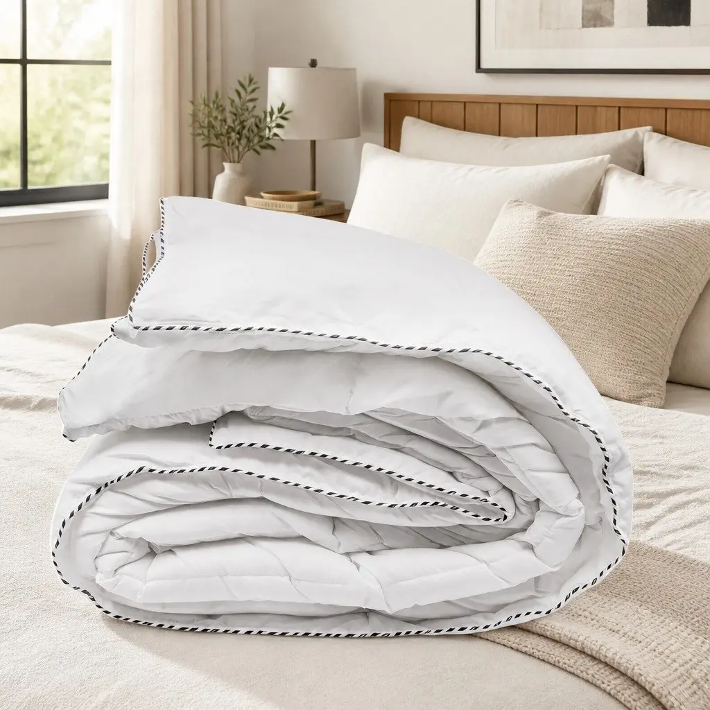 Bamboo Blend Quilt King Size 250GSM Breathable Lightweight Doona Bedding