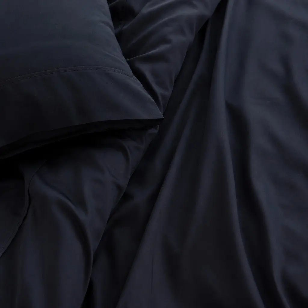 Queen Sheet Set Bamboo Cotton Blend 1000TC Charcoal