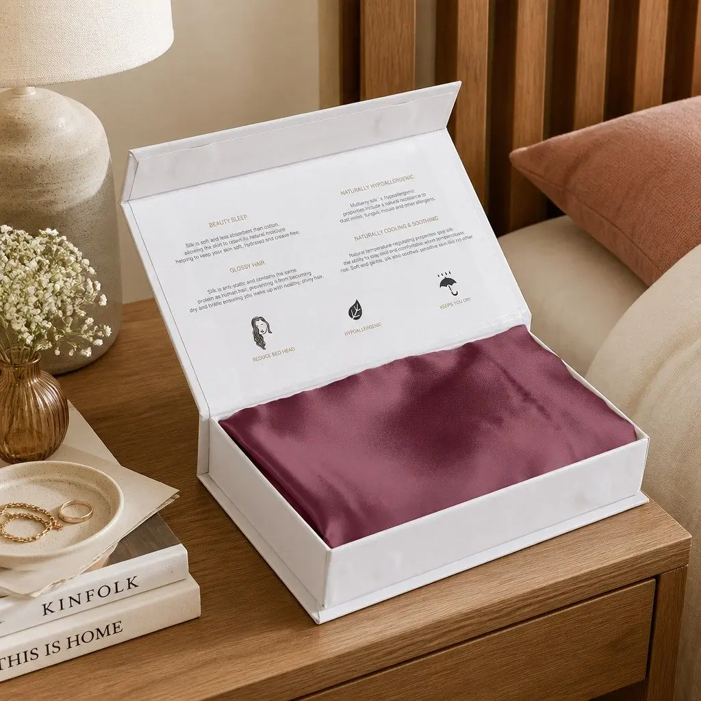 Mulberry Silk Pillowcase Hypoallergenic 51x76cm Twin Pack