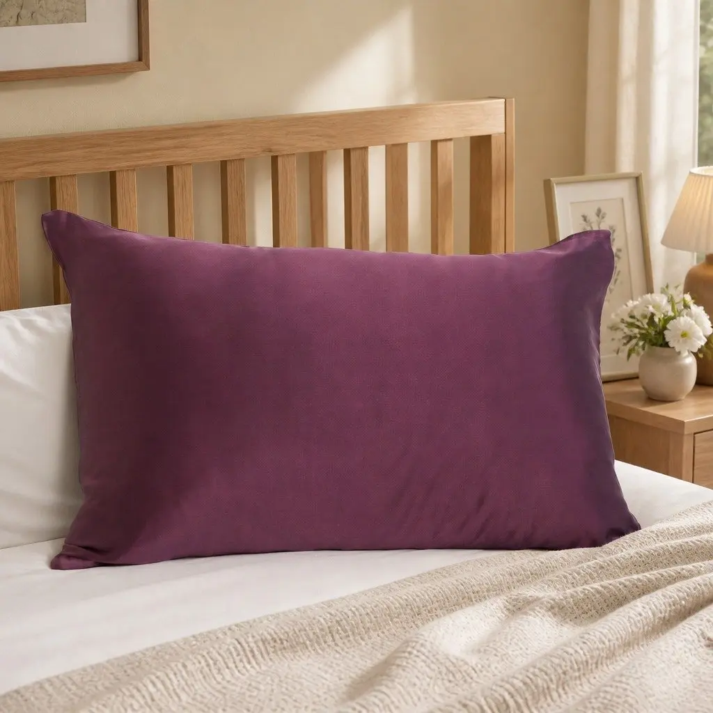 Silk Pillowcase Hypoallergenic 51cm x 76cm Malaga Wine