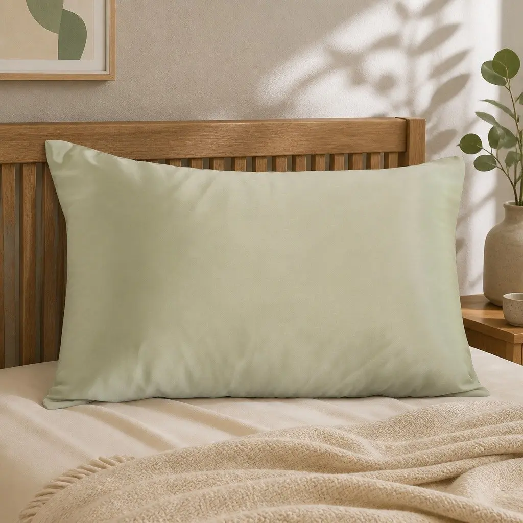 Silk Pillowcase Sleep Comfort 51cm x 76cm Sage