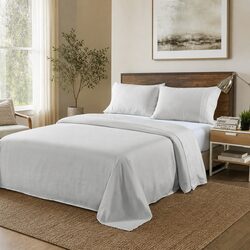 Bamboo Sheet Set Queen Size Bed Sheets 1000TC Soft Bedding Pillowcases Light