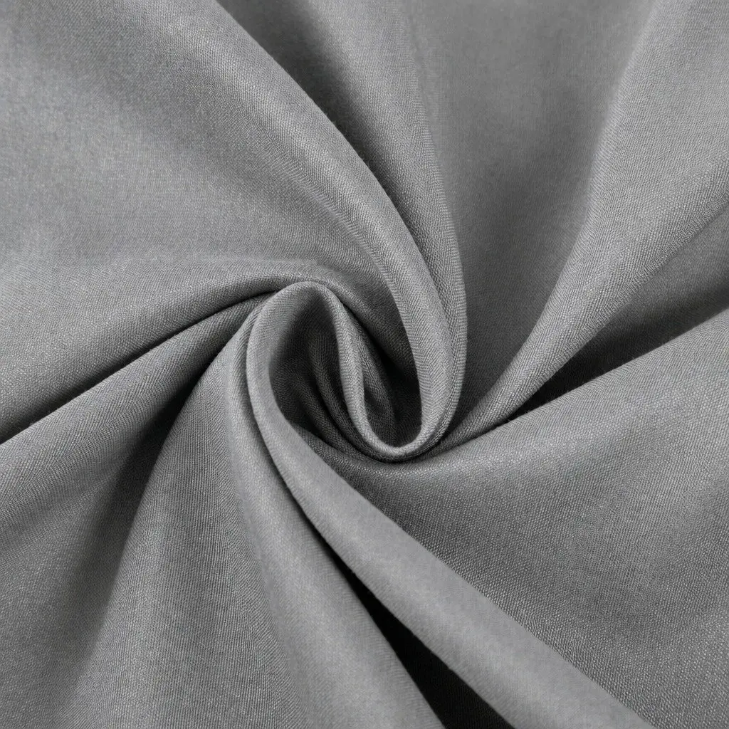 Bamboo Sheet Set Double Cooling 2000TC Mid Grey Satin Soft Breathable