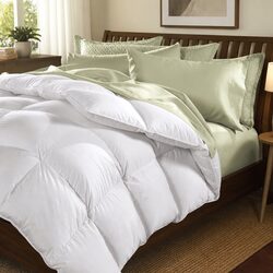 Warm and Practical King Goose Feather Down Quilt