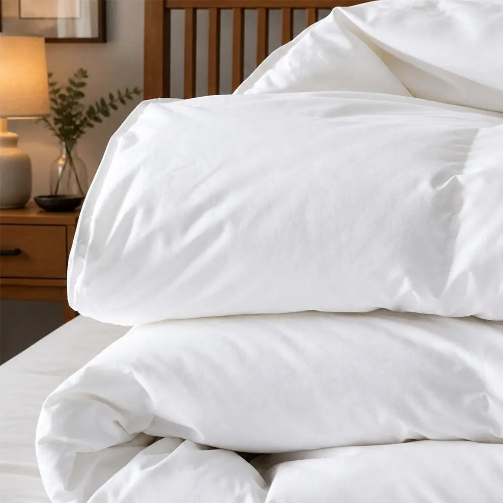 Duck Feather Down Quilt Ultra Soft Cotton Single 500GSM 95% Feather 5% Down