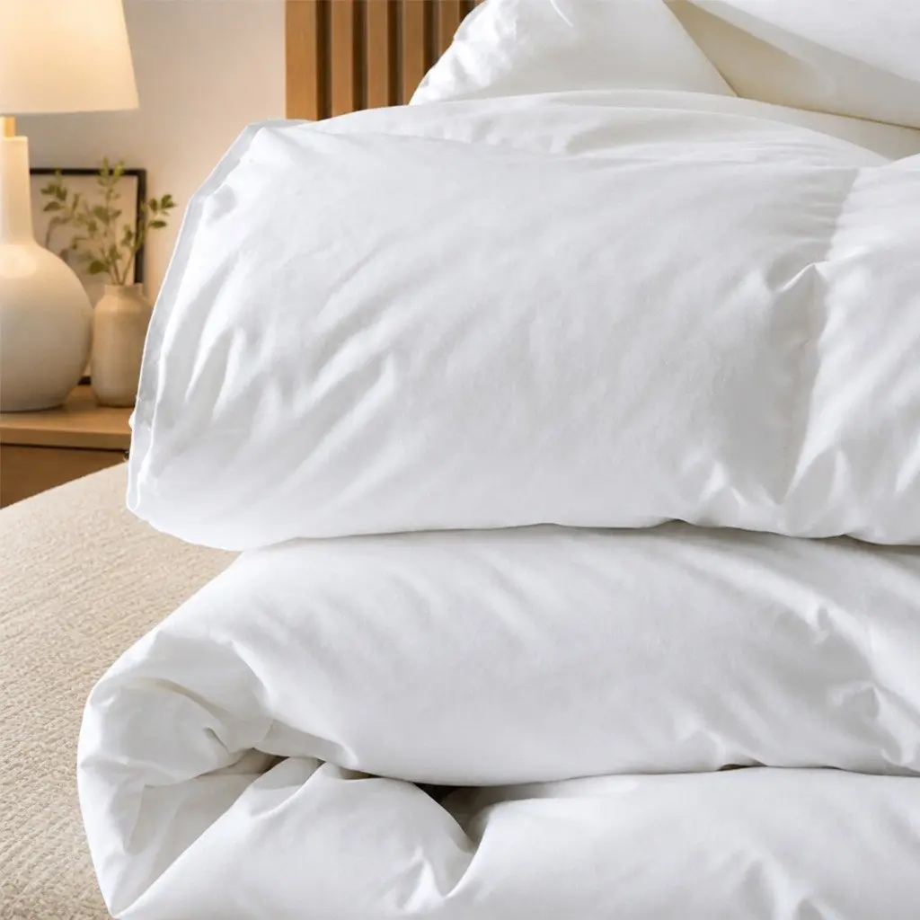 Duck Feather Down Quilt All Season 210x210cm 500GSM Soft Cotton Cover