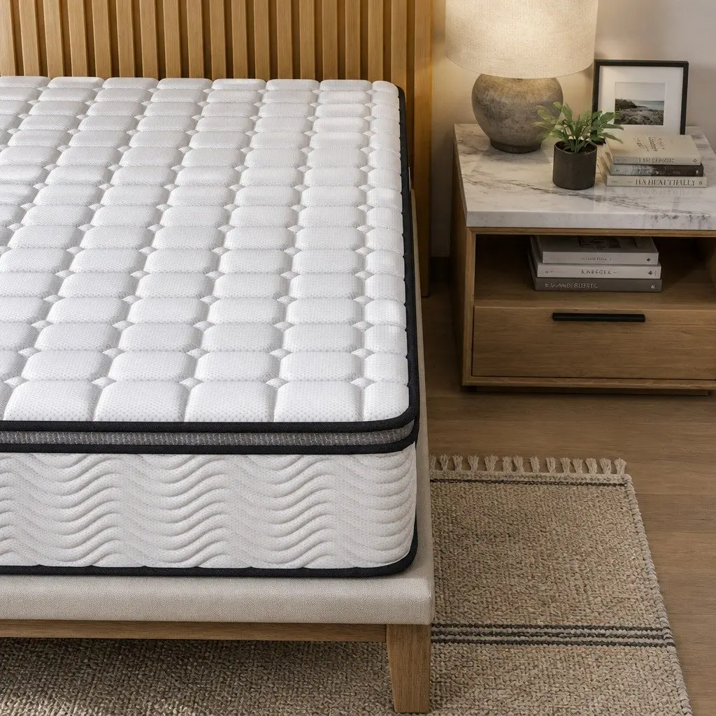 Medium-Firm Pocket Spring Mattress with 5-Zone Support