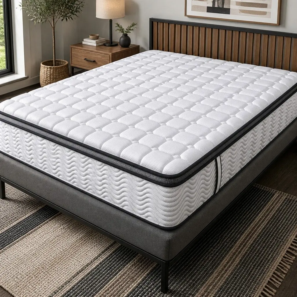 Medium-Firm Pocket Spring Mattress with 5-Zone Support