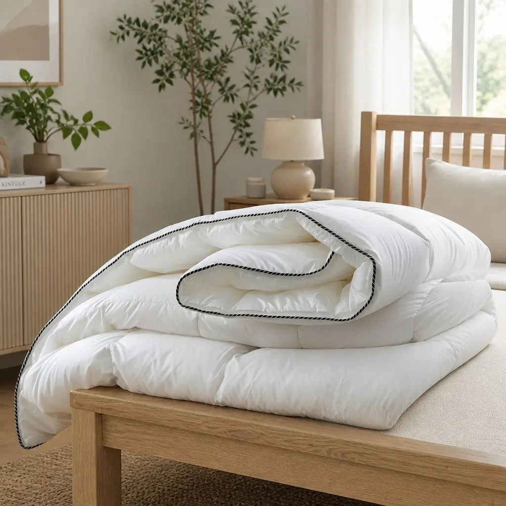 Bamboo Quilt All-Seasons Single 350GSM Lightweight Sateen Cover