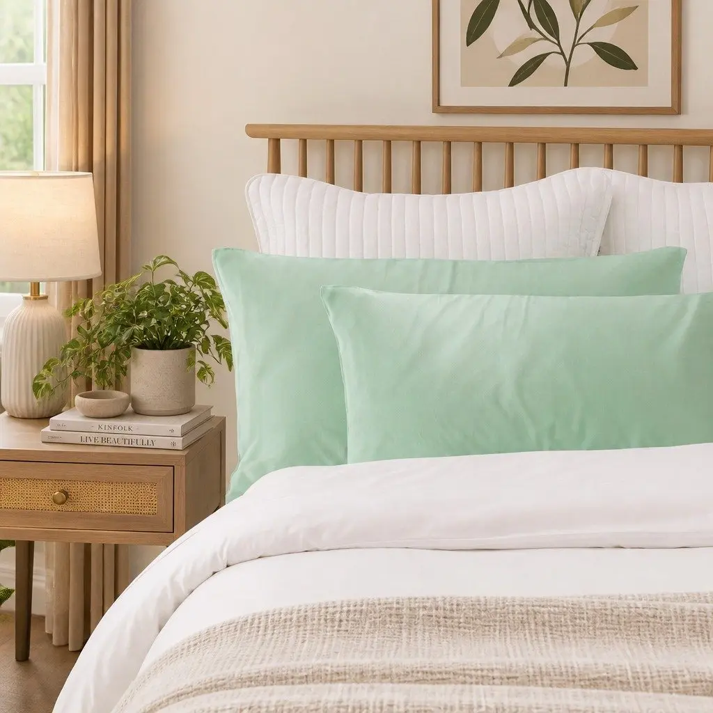 Mulberry Silk Pillowcase Twin Pack Hypoallergenic 51x76cm Breathable