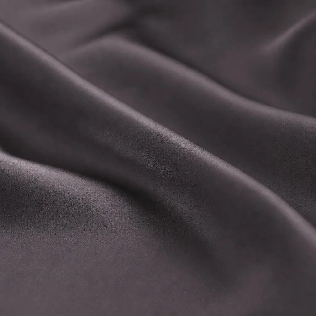 Silk Pillowcase Charcoal 51cm x 76cm Luxury Bedding Sleep Comfort