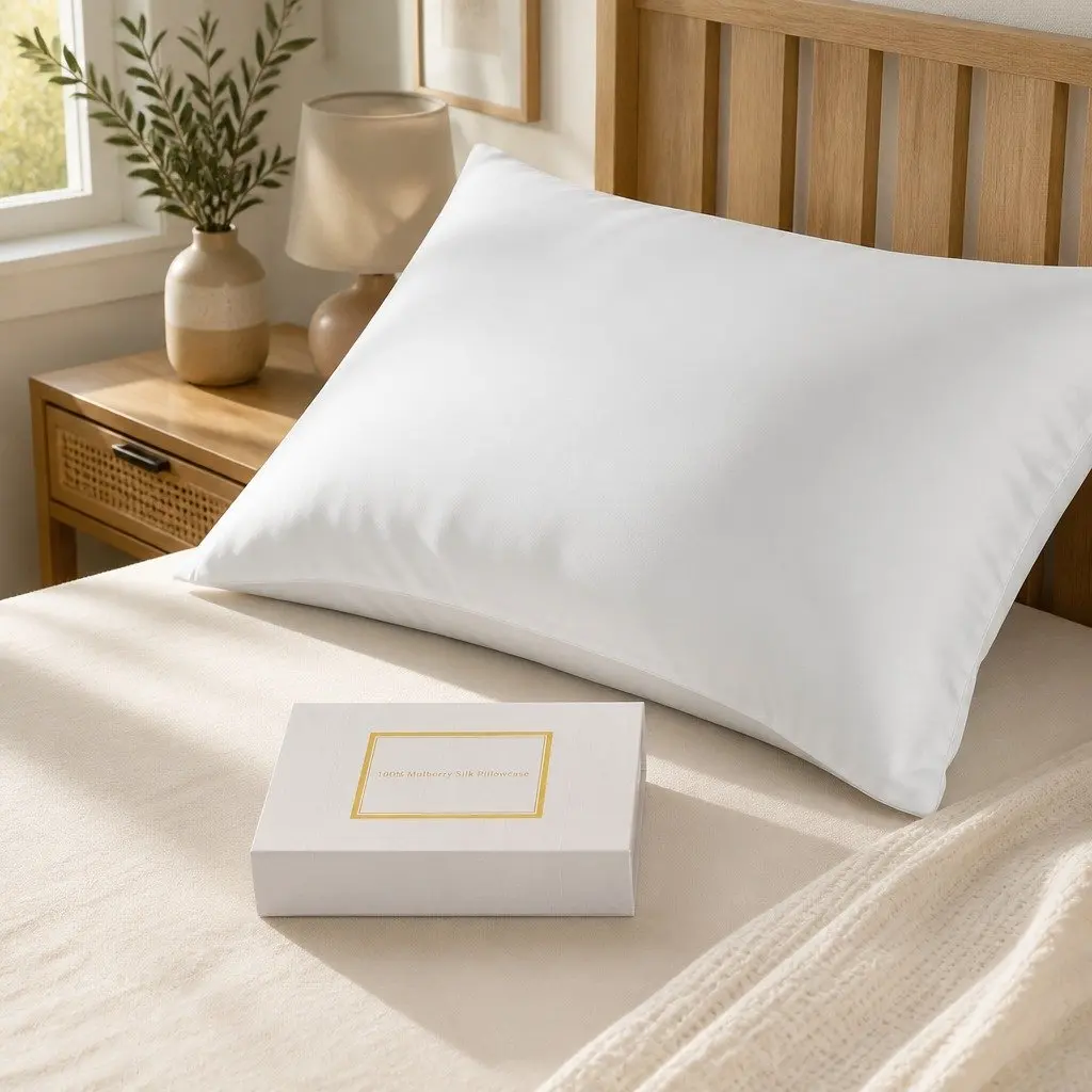 Silk Pillowcase Sleep Comfort 51x76cm Hypoallergenic Breathable