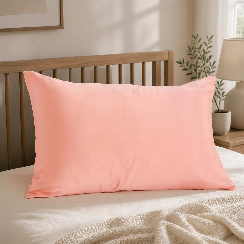 Silk Pillowcase Mulberry Sleep Comfort 51cm x 76cm White