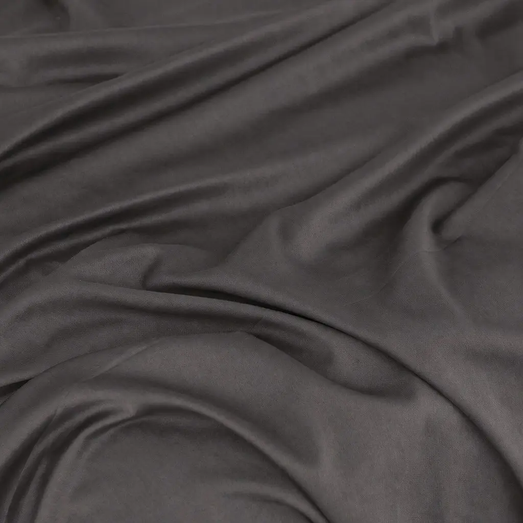 Queen Sheet Set Bamboo Cotton 1000TC Pewter Flat Fitted Pillowcases