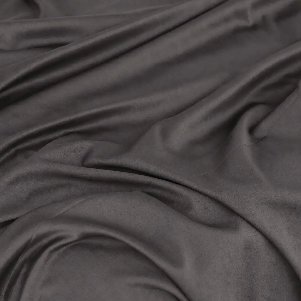 King Sheet Set Bamboo Cotton 1000TC Flat Fitted Pillowcases Pewter