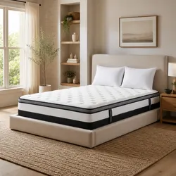 Reliable Euro Top Pocket Spring Mattress with Hybrid Foam