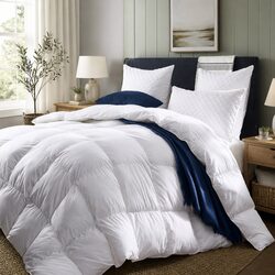 King Goose Feather Down Quilt 500GSM All-Season Bed Doona Cotton Cover