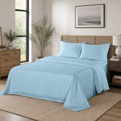 Quality 4 Piece Microfibre Sheet Set for Double Beds