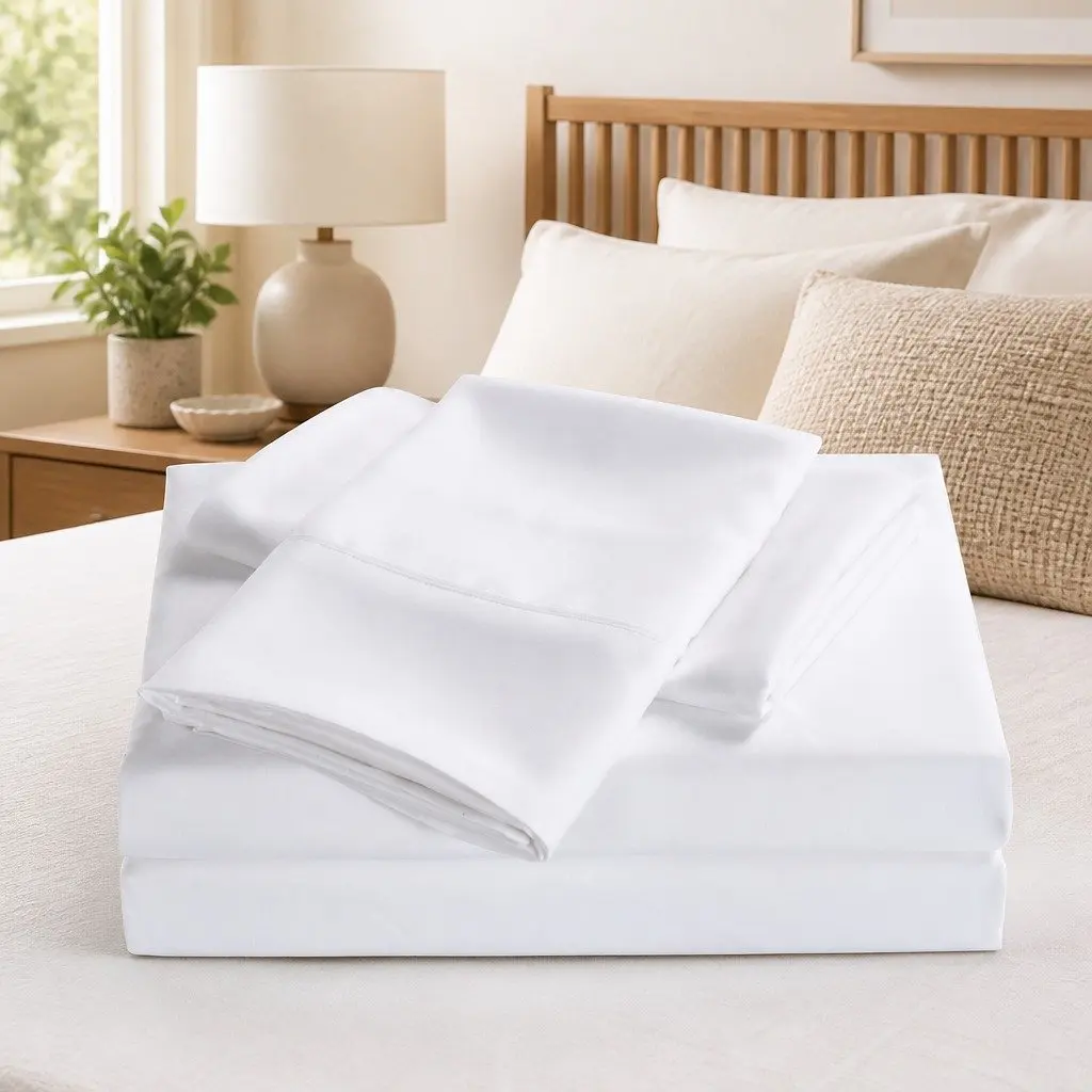 Bamboo Cooling Sheet Set 2000 Thread Count Soft Bedding Queen King Size