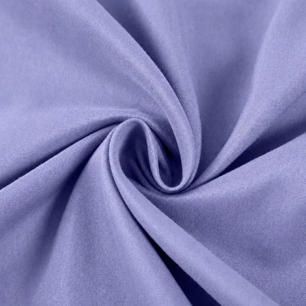 Queen Sheet Set Bamboo Cooling 2000TC Moisture Wicking Mid Blue