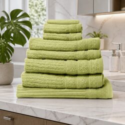 Egyptian Cotton 600 GSM 8 Piece Towel Set Bath Hand Face Towels Bath Mat