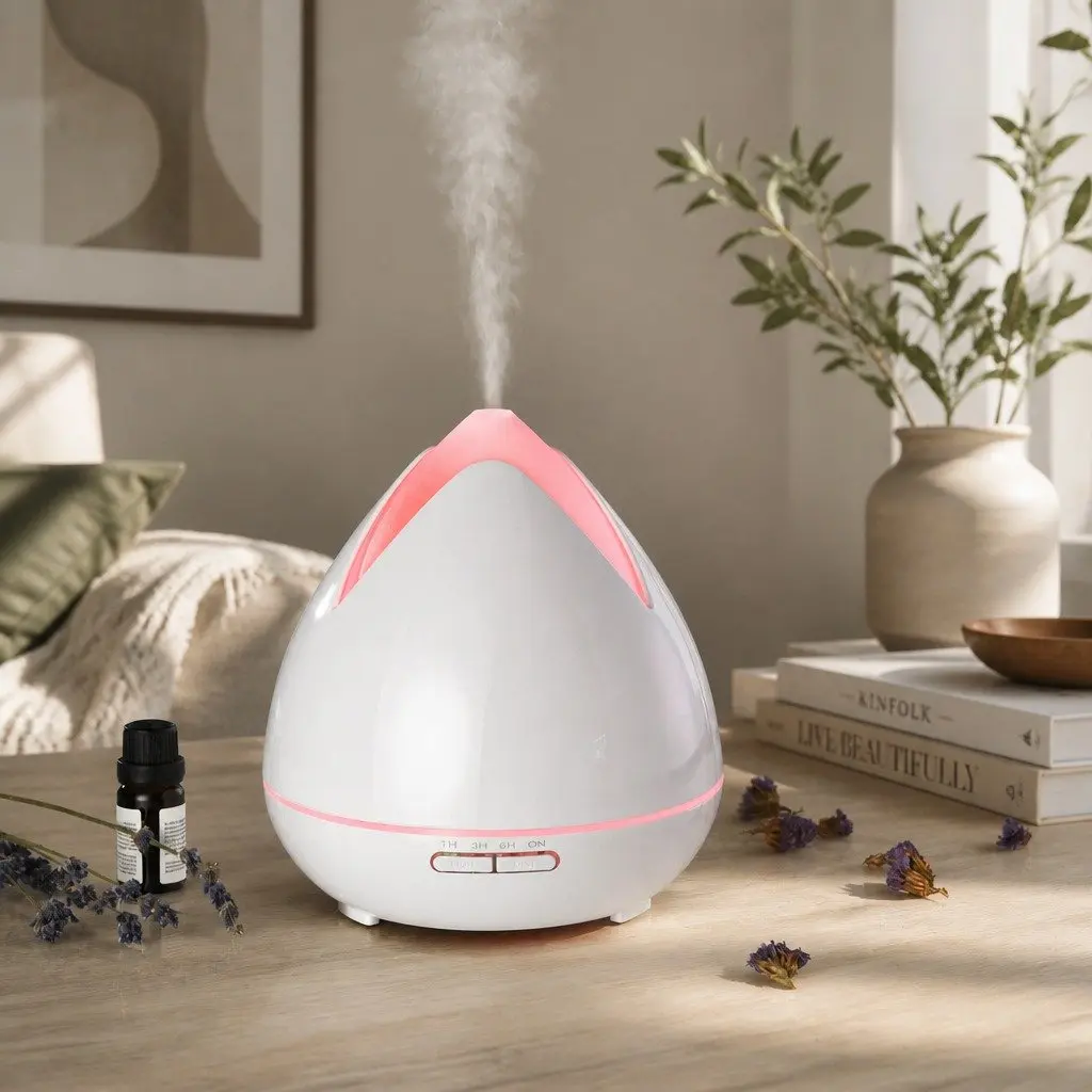Ultrasonic Diffuser Aromatherapy 400ml Cool Mist with 7 LED Mood Lights
