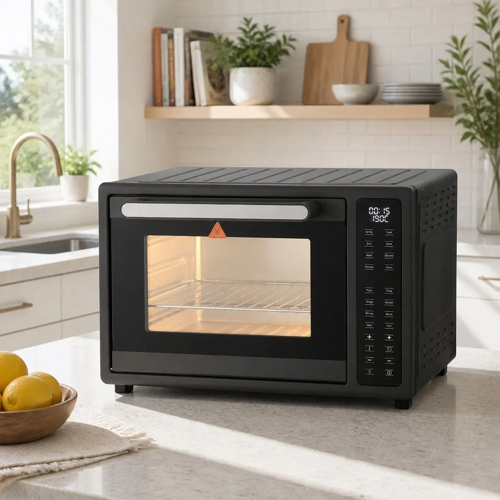 Air Fryer Oven 32L Large Capacity Cooking 1700W Black