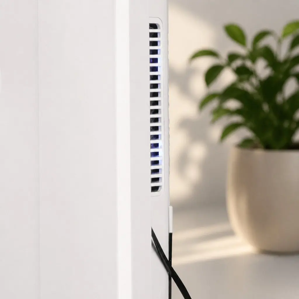 Portable Dehumidifier Air Purifier 2L Home Moisture Absorber White