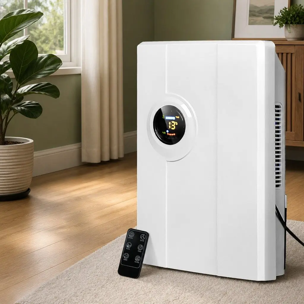 Portable Dehumidifier Air Purifier 2L Home Moisture Absorber White