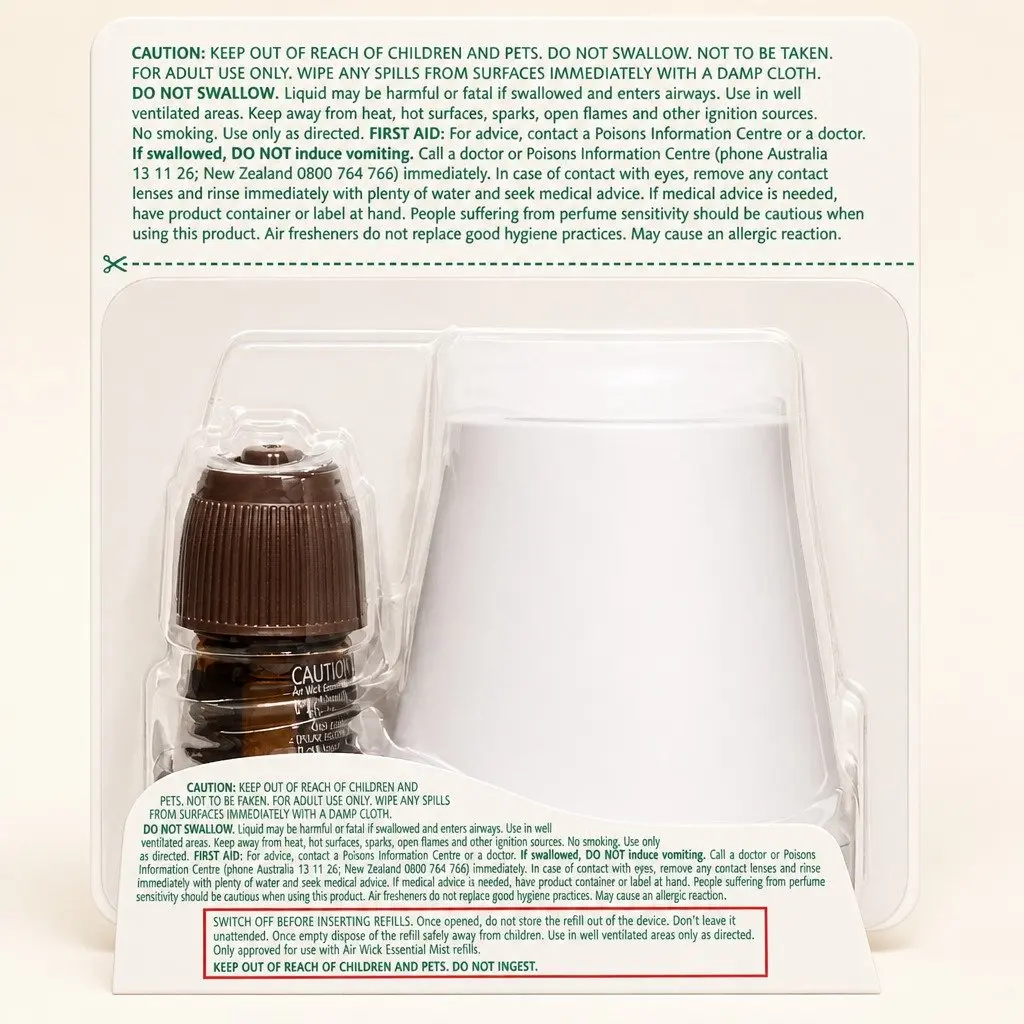 Essential Mist Diffuser Peace Lavender Eucalyptus Sage Aromatherapy Home