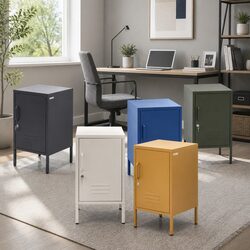 Functional White Metal Locker for Bedroom Essentials