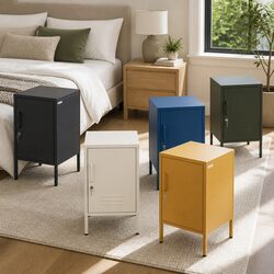 Durable Yellow Storage Locker for Your Bedroom