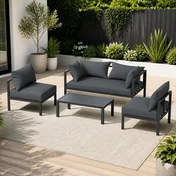 4-Seater Outdoor Sofa Set: Practical Comfort and Value