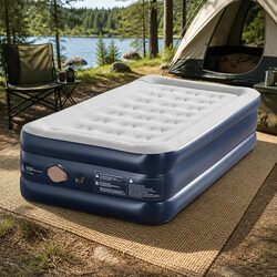 Comforting Single Air Mattress with Quick Inflation Feature