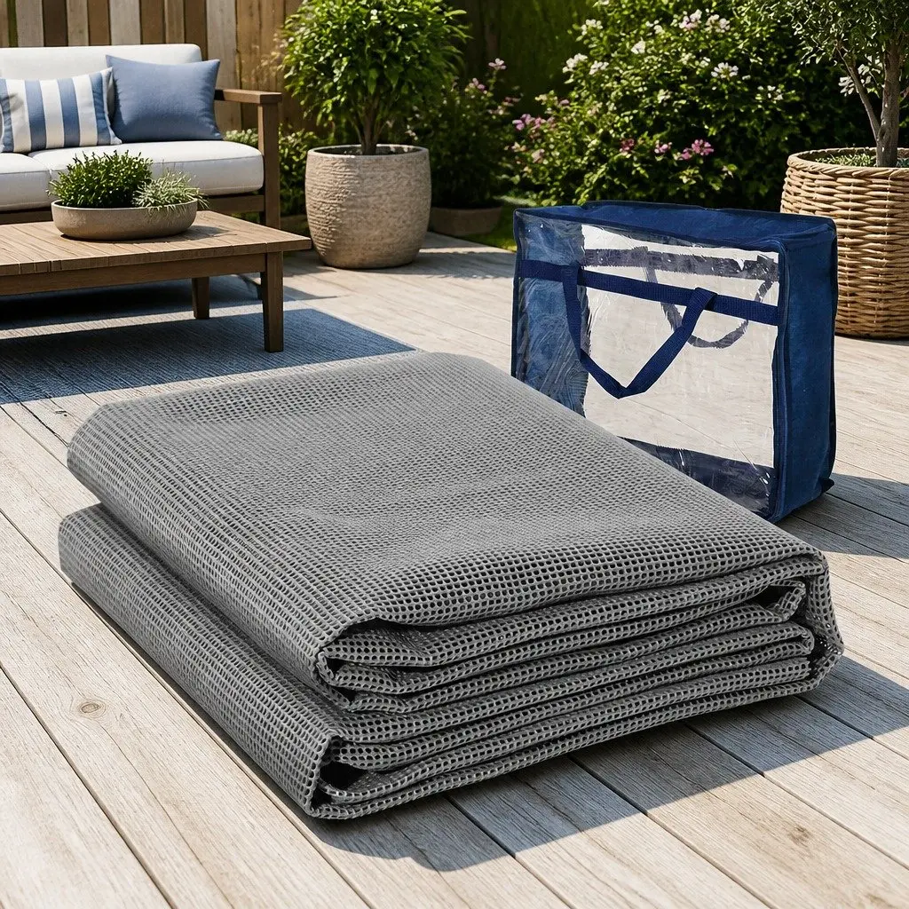 Annex Matting Floor Mats Outdoor Camping 4M x 2.5M Grey
