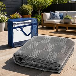 Warm and Practical Annex Matting 4x2.5M in Grey
