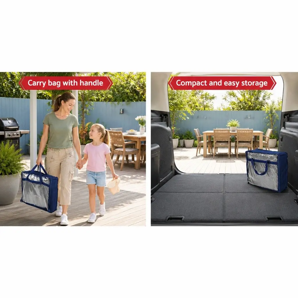 Annex Matting Floor Mats Grey 6M x 2.5M Breathable Camping Caravan