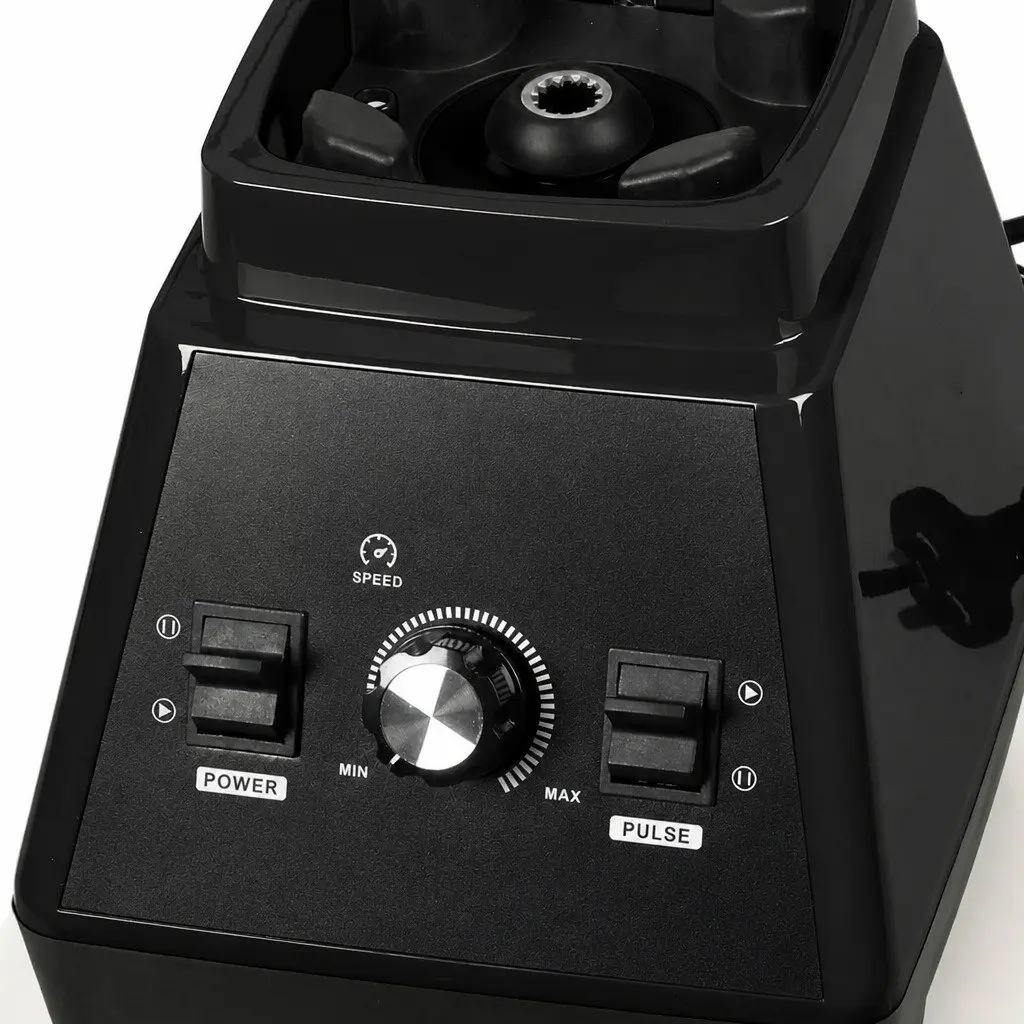 Commercial Blender Mixer 2L High-Power Kitchen Smoothie Juice Maker Black