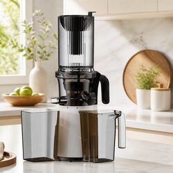 Electric Cold Press Juicer Whole Fruit Masticating Slow Juicer High Yield