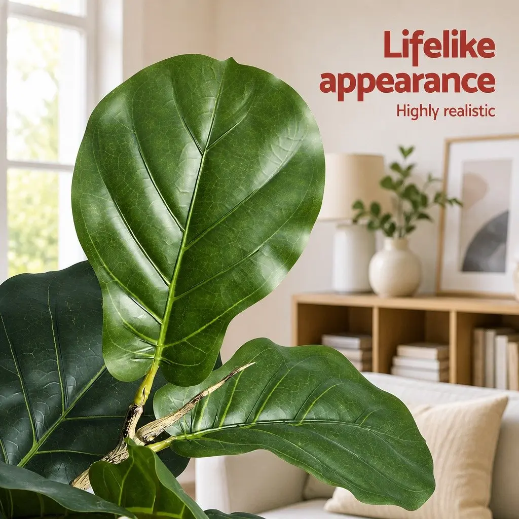 Artificial Fiddle Tree Indoor Faux Plant 180cm Greenery