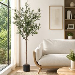 Artificial Olive Tree 155cm Faux Indoor Decor Lifelike Green Plant Home Garden
