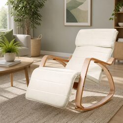 Comforting Rocking Armchair with Adjustable Features