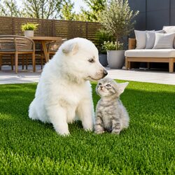Affordable and Functional Olive Green Artificial Turf 2M x 5M