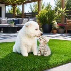Olive Green Artificial Grass for Low Maintenance Living 2m x 5m